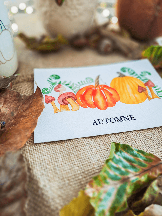 Carte Automne 