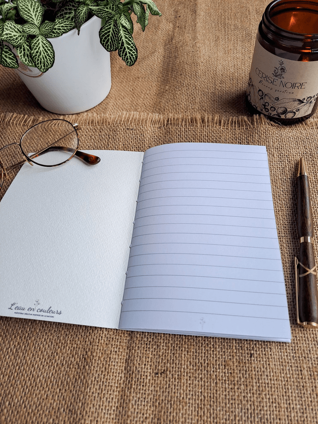 Carnet de notes Ginkgo violet