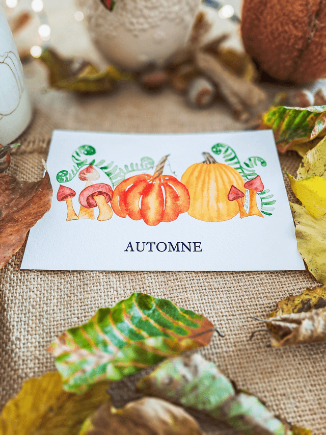 Carte Automne 