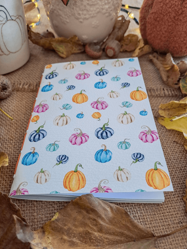 Carnet de notes Pumpkins colorées